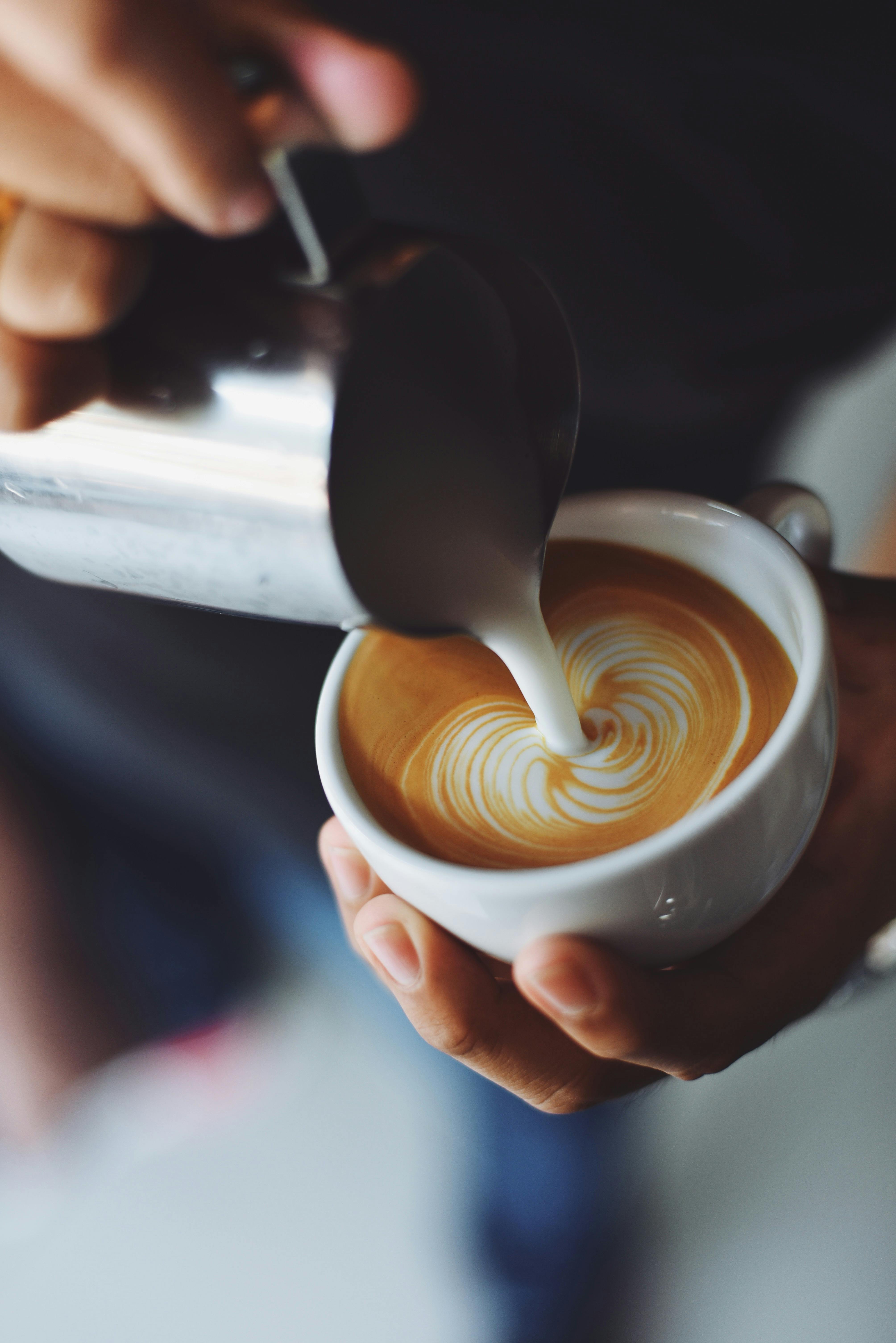 Barista at work